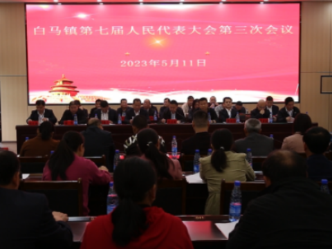 湖南涟源市白马镇隆重召开第十七届人民代表大会第三次会议
