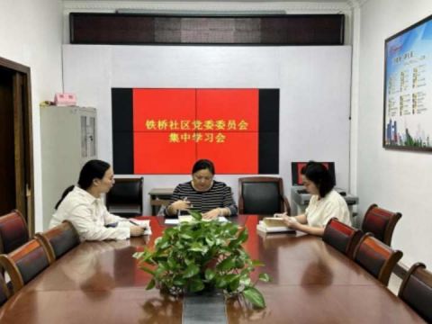 江苏扬州宝应铁桥社区党委：以学促做，推动主题教育见行见效见实