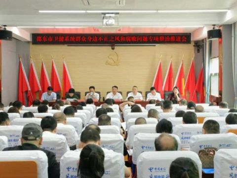 湖南邵东市卫健系统召开群众身边不正之风和腐败问题专项整治推进会